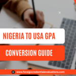 Nigeria GPA to US GPA conversion chart comparison
