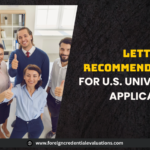 letter of recommendation for US admission format