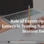 Expert Opinion Letters for NIW showing national interest proof