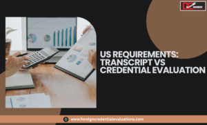 Student preparing US application requirements documents for the US