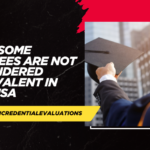 International student reviewing US degree equivalency and credential evaluation requirements