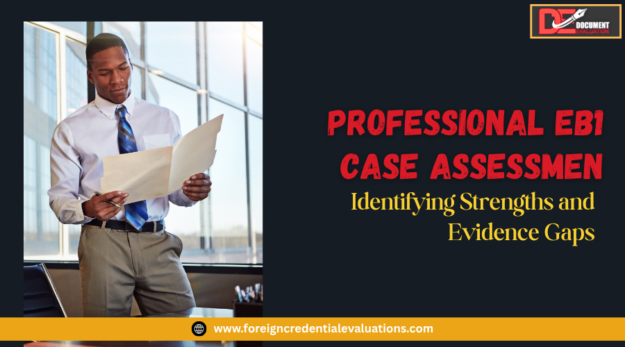 Professional EB1 evaluation for USCIS immigration petition approval